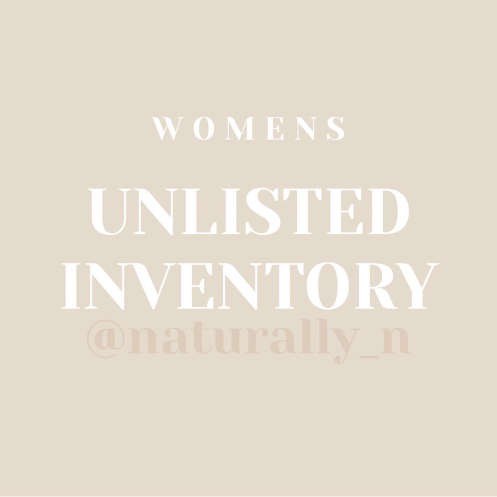 UNLISTED INVENTORY - NWT